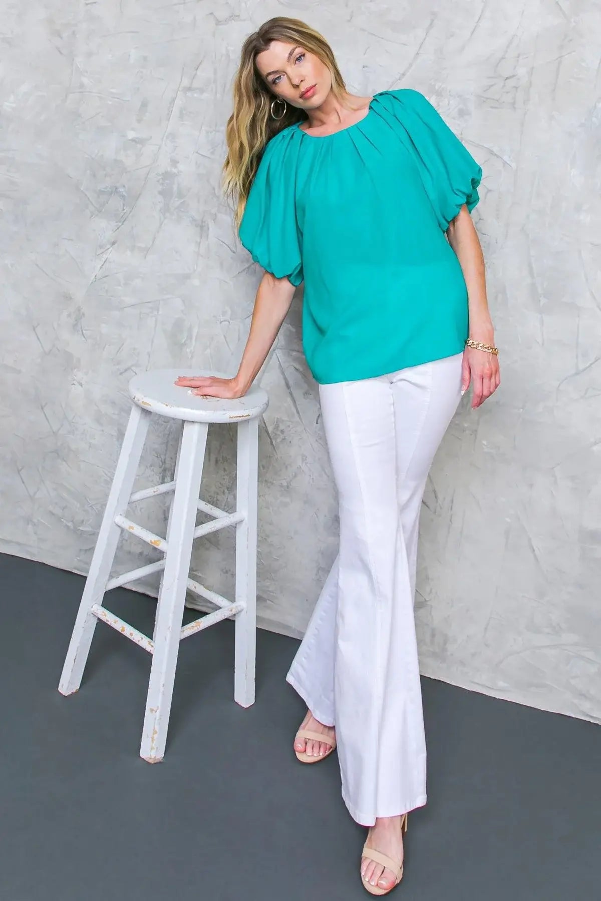 LOVED ALWAYS WOVEN TOP - Flying Tomato - Flyclothing LLC