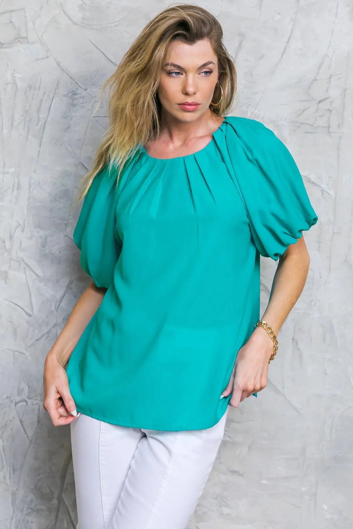 LOVED ALWAYS WOVEN TOP - Flying Tomato - Flyclothing LLC