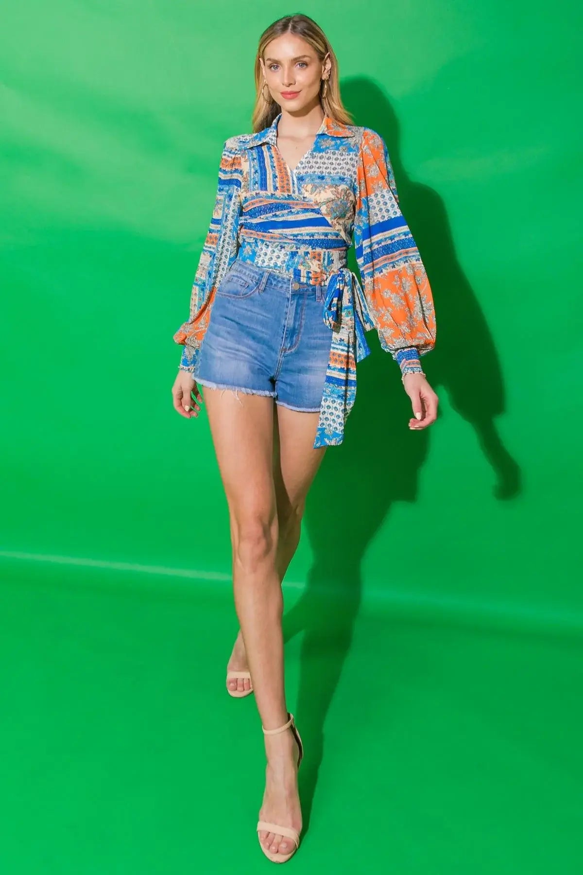 LOVELY FAME WOVEN TOP - Flying Tomato - Flyclothing LLC