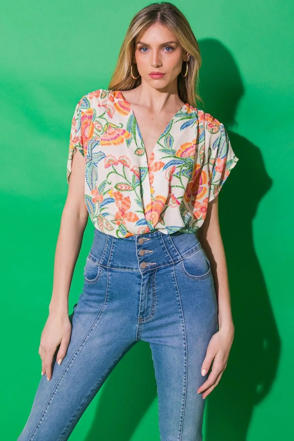 GOT YOU ON MY MIND WOVEN BODYSUIT - Flying Tomato - Flyclothing LLC
