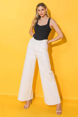 ALL AHEAD DENIM CROP TOP - Flying Tomato - Flyclothing LLC