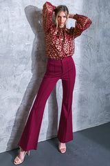 BEYOND COMPARE SEMI-SHEER TOP - Flying Tomato - Flyclothing LLC