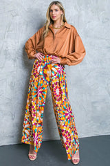 GRACEFUL MOVEMENTS WOVEN TOP - Flying Tomato - Flyclothing LLC