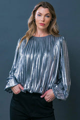 KEY IT DOWN WOVEN TOP - Flying Tomato - Flyclothing LLC