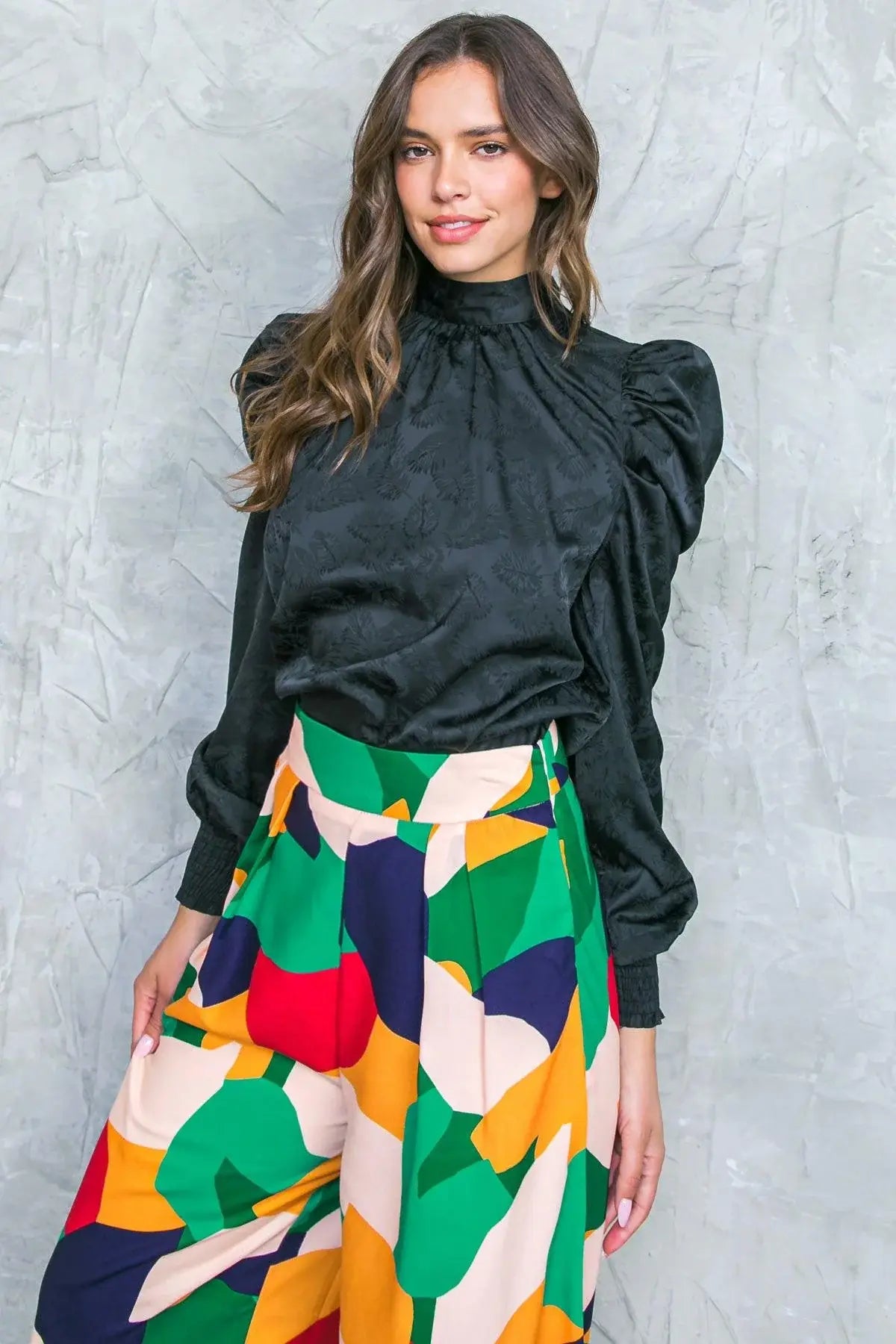 STOLEN GLANCES SATIN TOP - Flying Tomato - Flyclothing LLC