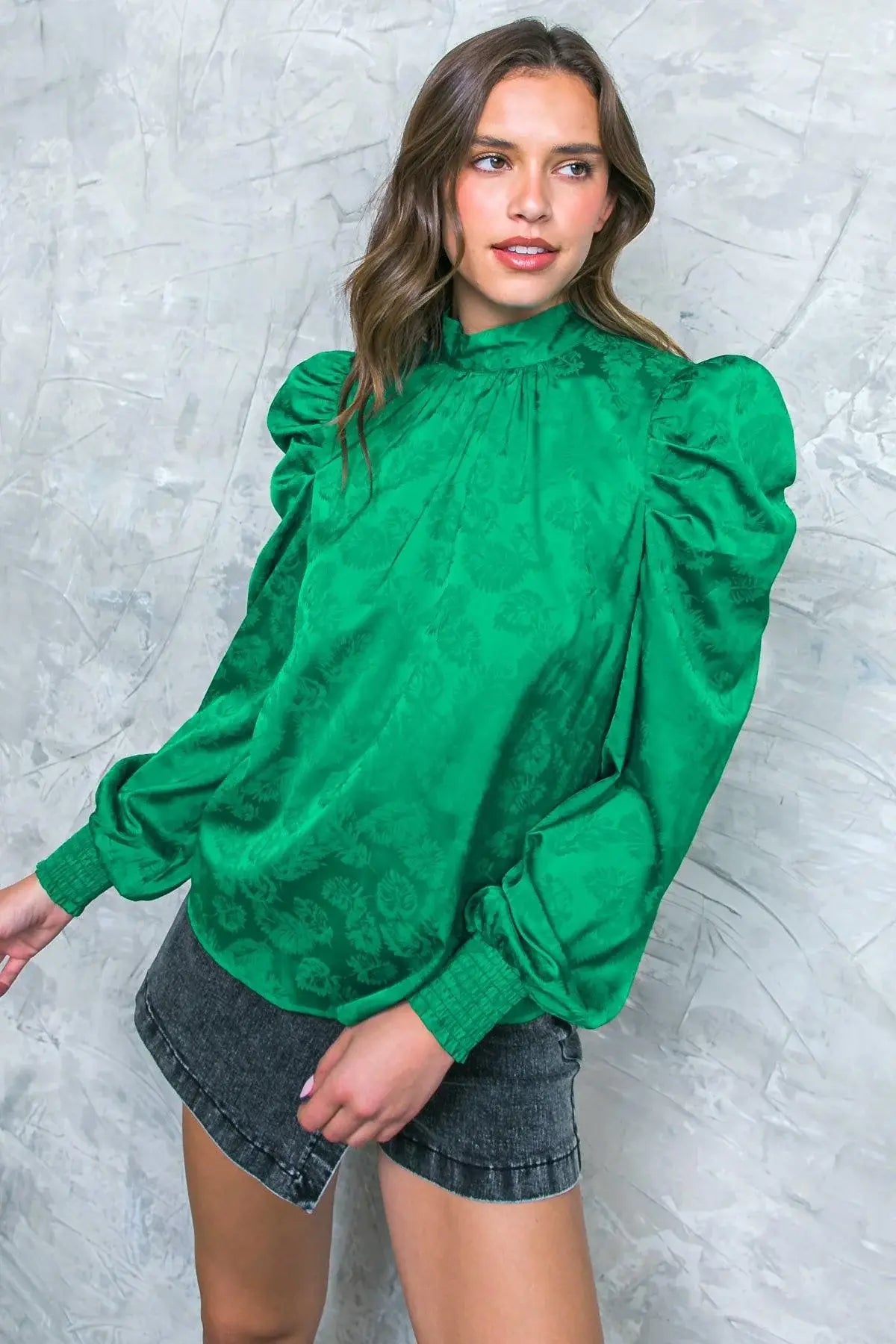 STOLEN GLANCES SATIN TOP - Flying Tomato - Flyclothing LLC
