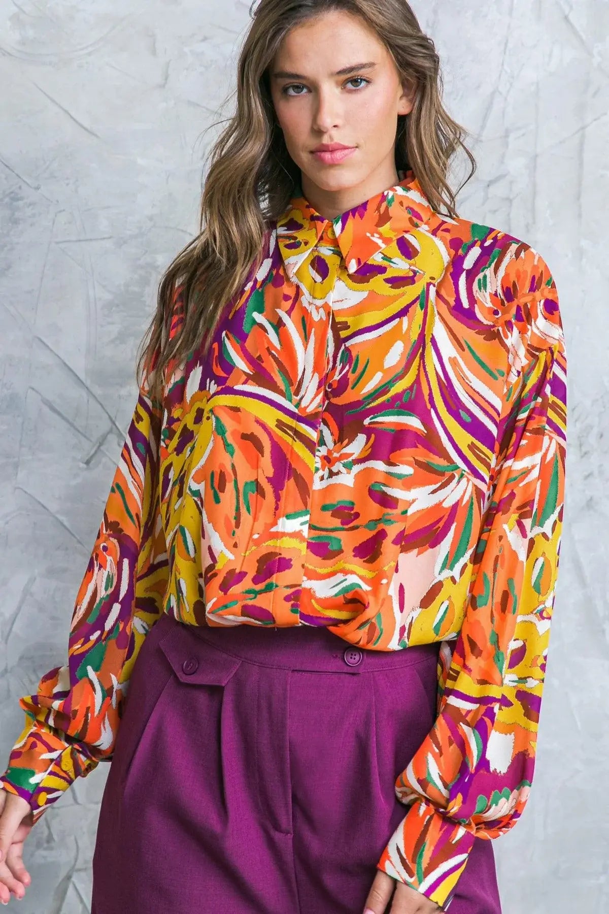 FAMOUS BEHAVIOR WOVEN TOP - Flying Tomato - Flyclothing LLC