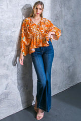 FIND YOU WELL WOVEN TOP - Flying Tomato - Flyclothing LLC