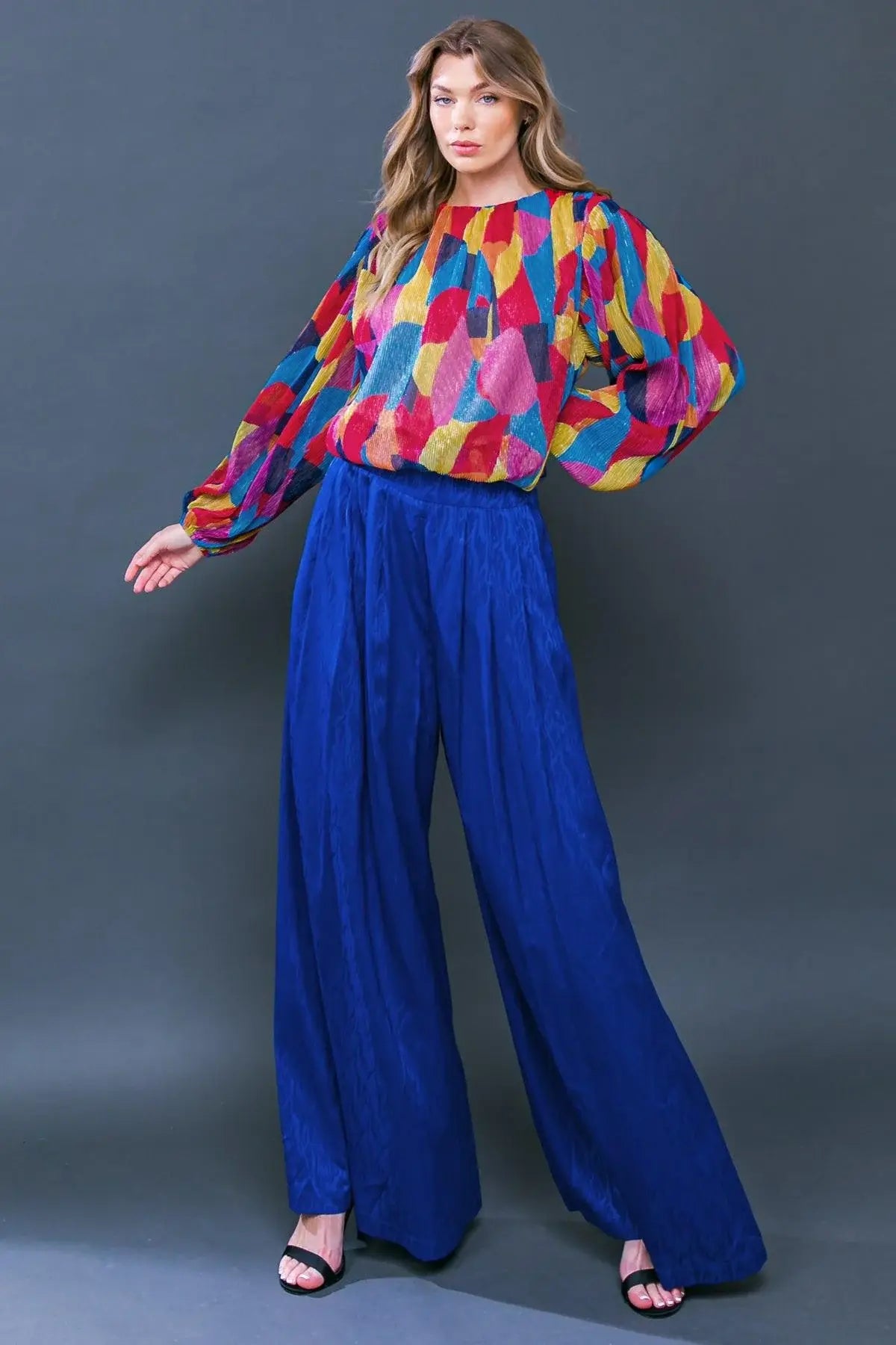 FEELING DELIGHTFUL WOVEN TOP - Flying Tomato - Flyclothing LLC