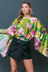 EXTRAVAGANT PRESENCE WOVEN TOP - Flying Tomato - Flyclothing LLC