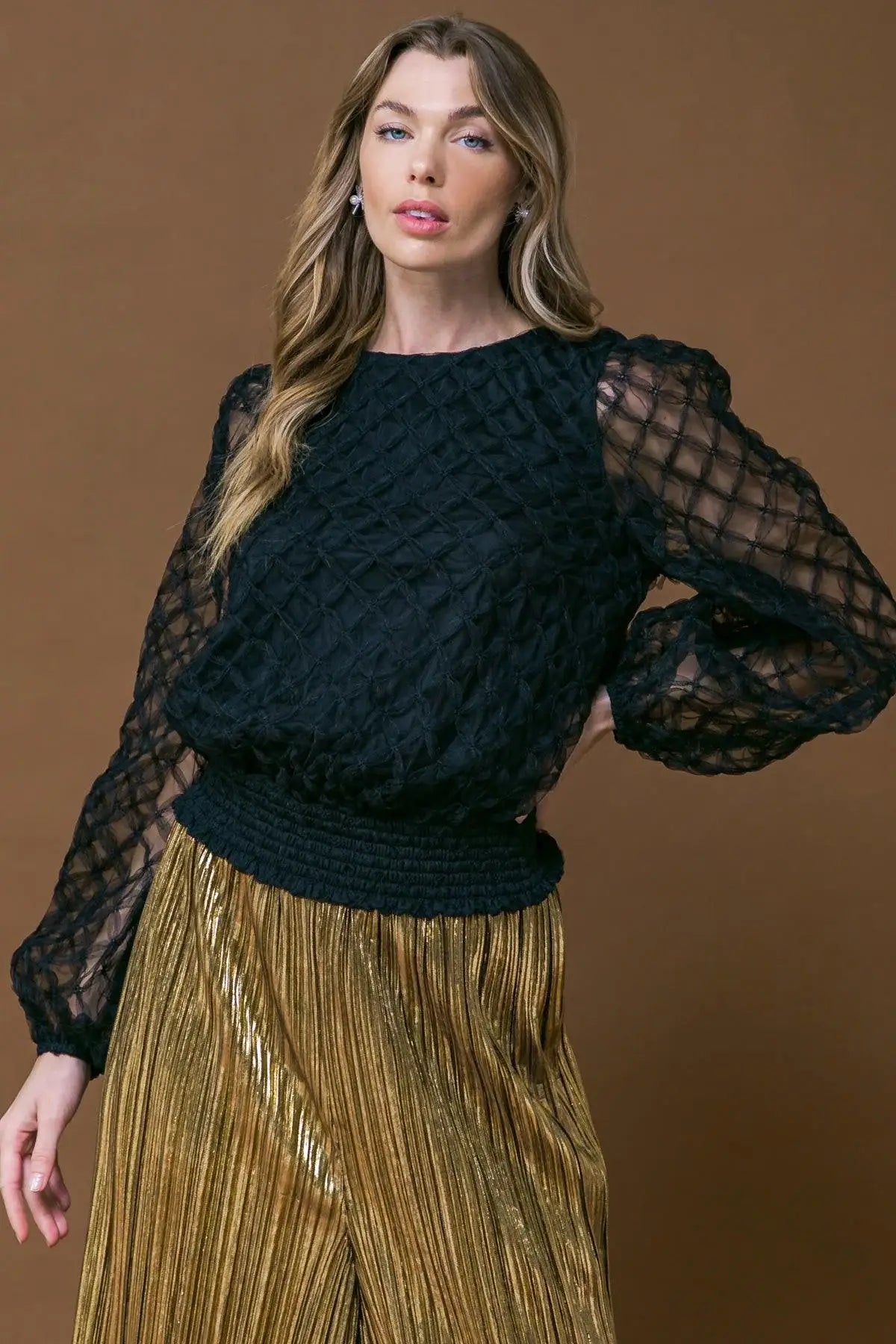 SWEETLY CAPTIVTING WOVEN TOP - Flying Tomato - Flyclothing LLC