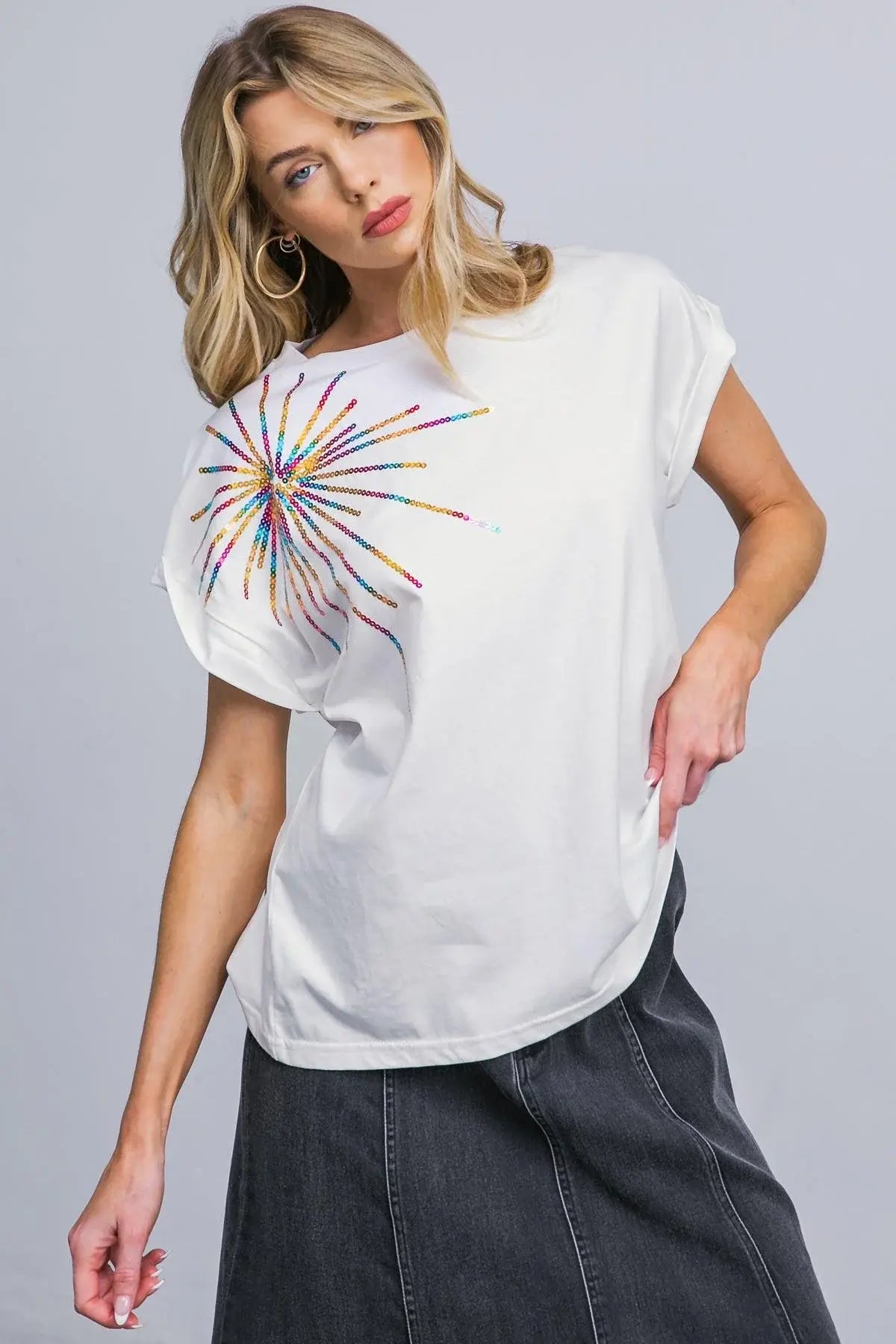 TALK ABOUT BEAUTY KNIT TOP - Flying Tomato - Flyclothing LLC