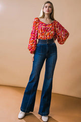 DESIRABLE STYLE WOVEN TOP - Flying Tomato - Flyclothing LLC