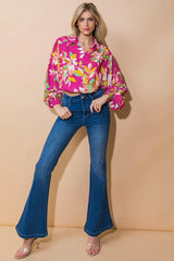 A CHILL MOMENT WOVEN TOP - Flying Tomato - Flyclothing LLC