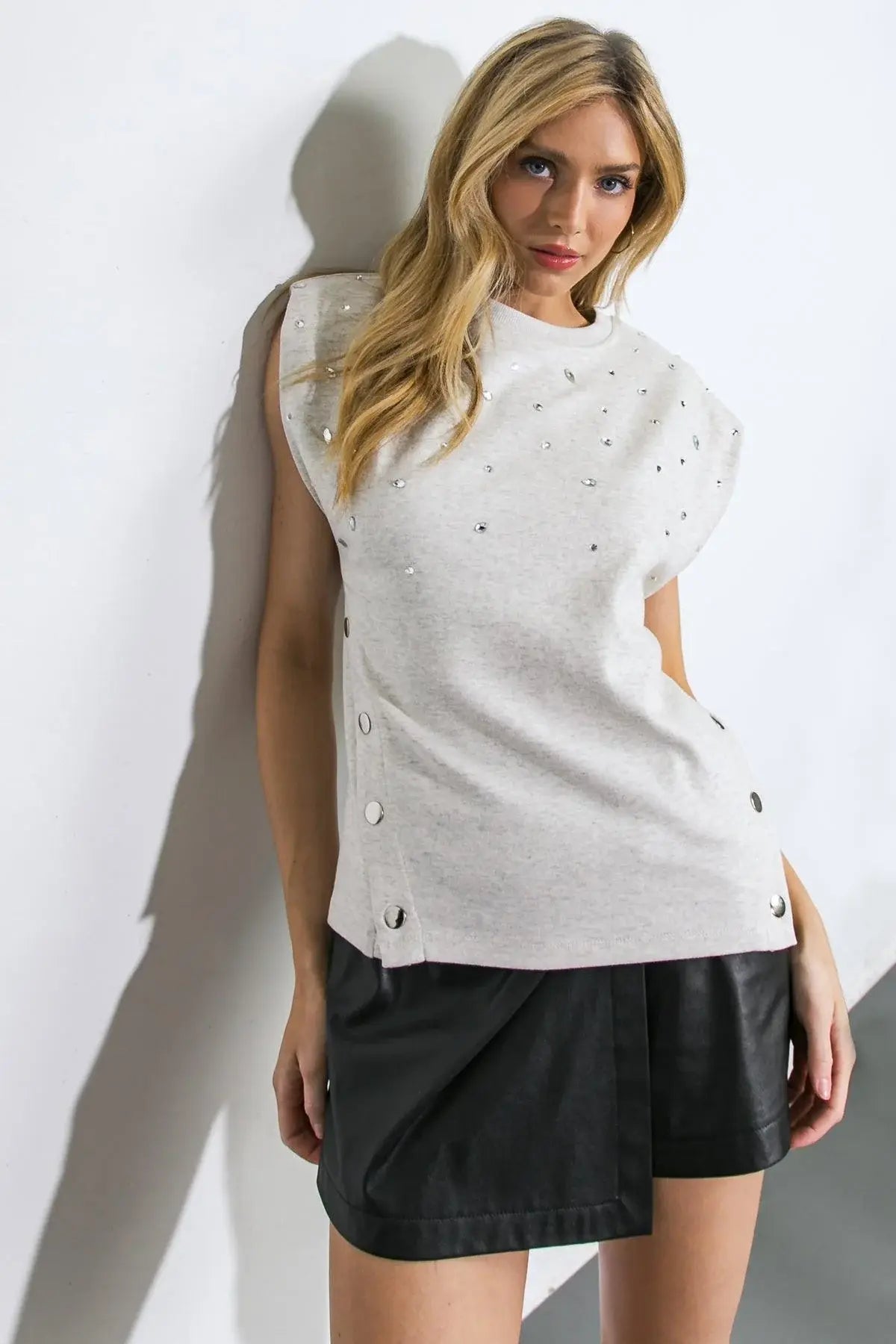 SWEETEST DREAMS KNIT TOP - Flying Tomato - Flyclothing LLC