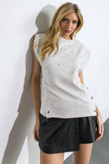 SWEETEST DREAMS KNIT TOP - Flying Tomato - Flyclothing LLC