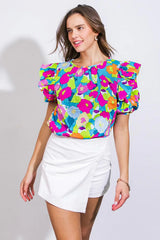 LOOKING BACK WOVEN TOP - Flying Tomato - Flyclothing LLC