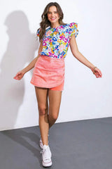 WAITING FOR SUNSHINE WOVEN TOP - Flying Tomato - Flyclothing LLC