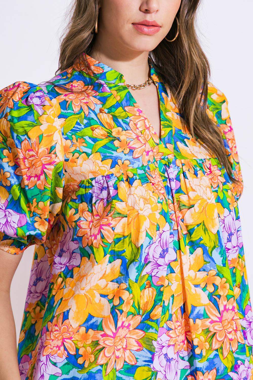 GRATEFUL LIFE WOVEN TOP - Flying Tomato - Flyclothing LLC