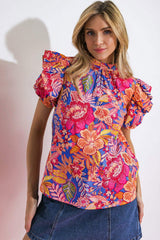 FOREVER REMEMBERING WOVEN TOP - Flying Tomato - Flyclothing LLC