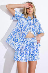 JUST CAN'T WAIT WOVEN TOP - Flying Tomato - Flyclothing LLC