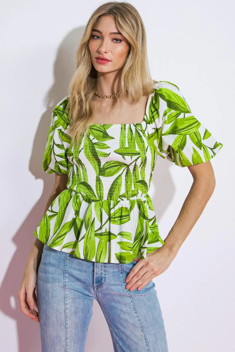 THE BEST PART WOVEN TOP - Flying Tomato - Flyclothing LLC