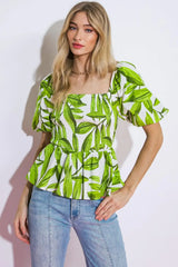 THE BEST PART WOVEN TOP - Flying Tomato - Flyclothing LLC
