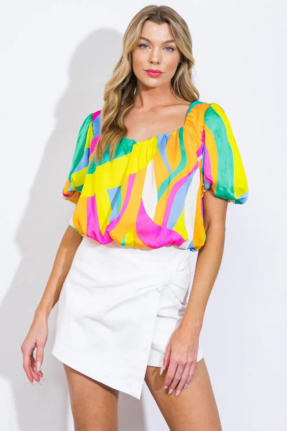 BEAUTIFUL MELODY WOVEN TOP - Flying Tomato - Flyclothing LLC