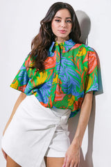 ONE STEP AT A TIME WOVEN TOP - Flying Tomato - Flyclothing LLC