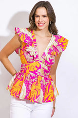 NEED A LITTLE MORE WOVEN TOP - Flying Tomato - Flyclothing LLC