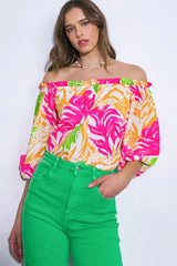 BREAKING HEARTS WOVEN TOP - Flying Tomato - Flyclothing LLC