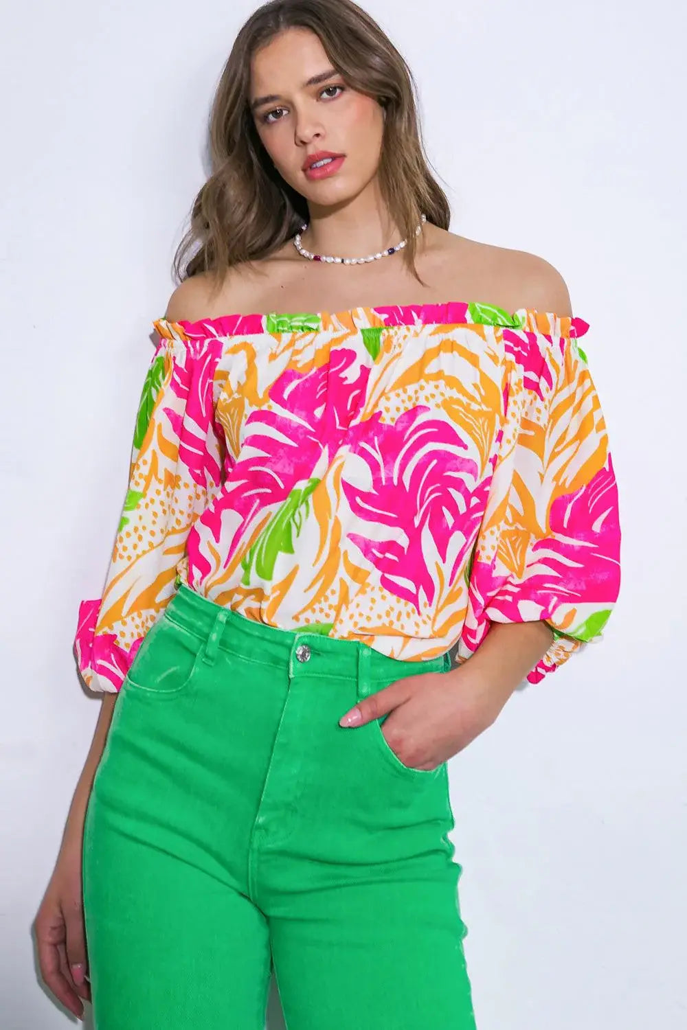 BREAKING HEARTS WOVEN TOP - Flying Tomato - Flyclothing LLC