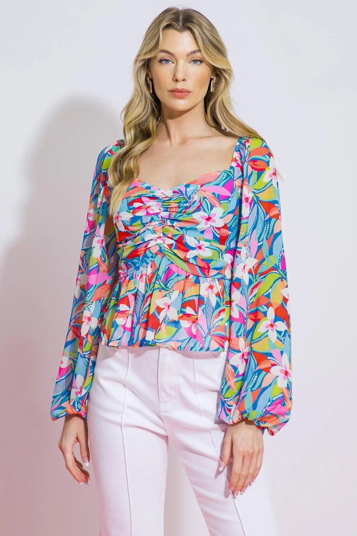 I NEVER KNEW WOVEN TOP - Flying Tomato - Flyclothing LLC