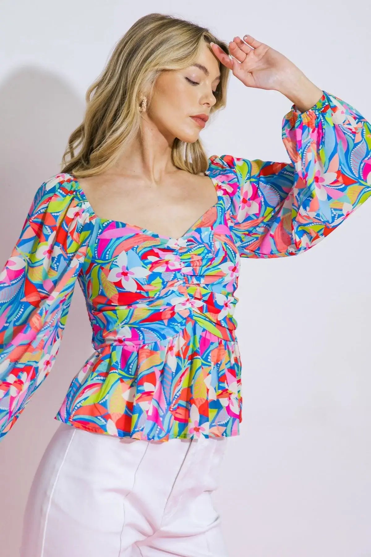 I NEVER KNEW WOVEN TOP - Flying Tomato - Flyclothing LLC