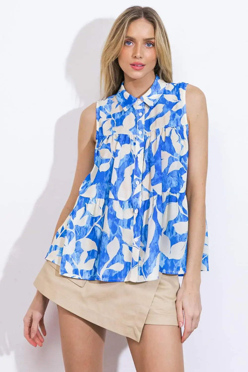 PERFECTLY IMPERFECT WOVEN TOP - Flying Tomato - Flyclothing LLC