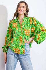 ALL OF MY LOVE WOVEN TOP - Flying Tomato - Flyclothing LLC