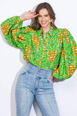 ALL OF MY LOVE WOVEN TOP - Flying Tomato - Flyclothing LLC
