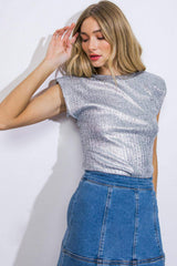STYLE FILE RIBBED KNIT TOP - Flying Tomato - Flyclothing LLC