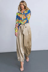 ESTEEMED MOMENT WOVEN TOP - Flying Tomato - Flyclothing LLC