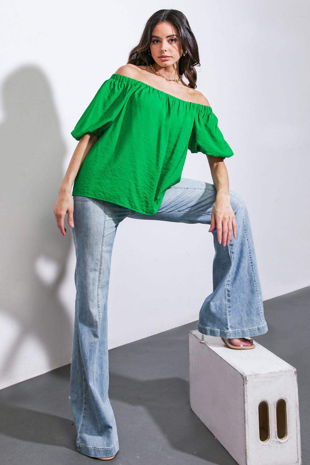 CALL TO ACTION WOVEN TOP - Flying Tomato - Flyclothing LLC