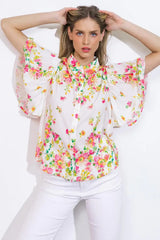 DON'T OVERTHINK IT WOVEN TOP - Flying Tomato - Flyclothing LLC