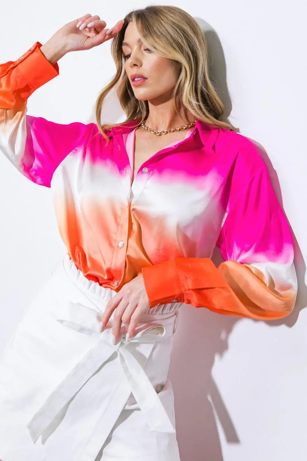 REMEMBER THIS FEELING WOVEN TOP - Flying Tomato - Flyclothing LLC
