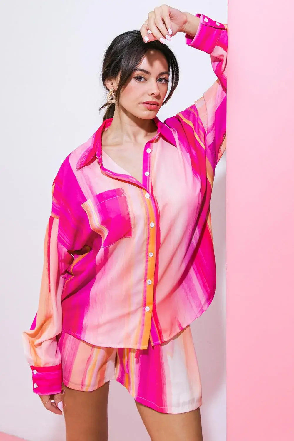 TAKE THE LEAD WOVEN TOP - Flying Tomato - Flyclothing LLC