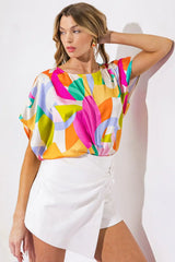 BREATHE FREELY WOVEN TOP - Flying Tomato - Flyclothing LLC