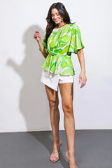 EASY TO SAY WOVEN TOP - Flying Tomato - Flyclothing LLC