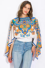 RIGHT THIS WAY WOVEN TOP - Flying Tomato - Flyclothing LLC