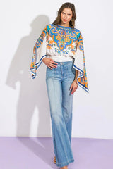 RIGHT THIS WAY WOVEN TOP - Flying Tomato - Flyclothing LLC