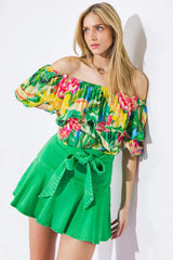 I'LL BE LOVING YOU WOVEN TOP - Flying Tomato - Flyclothing LLC