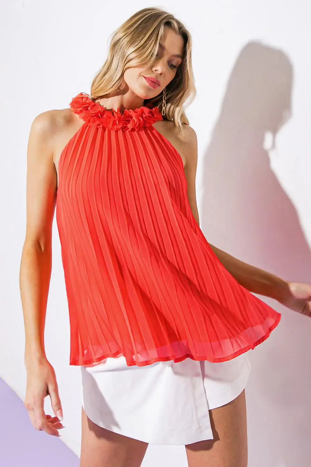 HOW SWEET IT IS WOVEN TOP - Flying Tomato - Flyclothing LLC