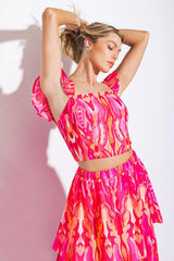 JUST A LITTLE BIT WOVEN SET - Flying Tomato - Flyclothing LLC